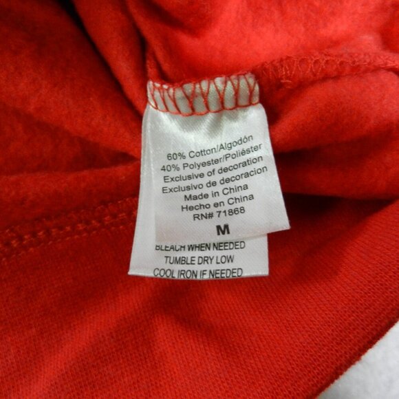 Star Wars Rebel Crewneck Sweatshirt Medium Red Logo Force To Be Reckoned With - Picture 2 of 9